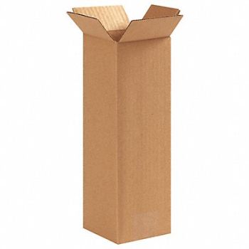 GRAINGER APPROVED Shipping Box 4x4x12 in, 11R266