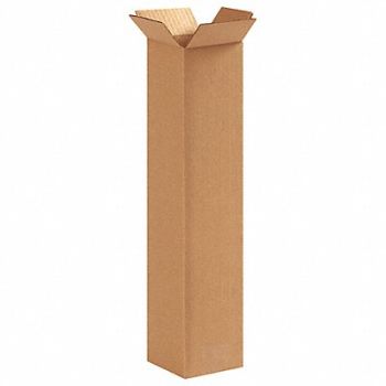 GRAINGER APPROVED Shipping Box 4x4x18 in, 11R267