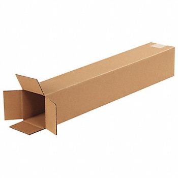 GRAINGER APPROVED Shipping Box 4x4x24 in, 11R269