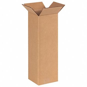 GRAINGER APPROVED Shipping Box 6x6x18 in, 11R284
