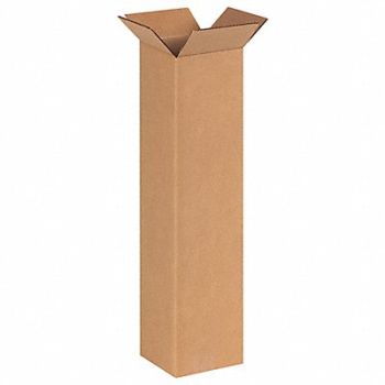 GRAINGER APPROVED Shipping Box 6x6x24 in, 11R286