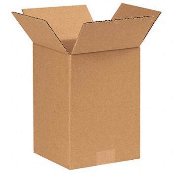 GRAINGER APPROVED Shipping Box 7x7x10 in, 11R293