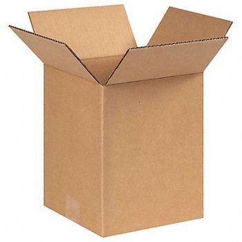 GRAINGER APPROVED Shipping Box 9x9x10 in, 22XK50