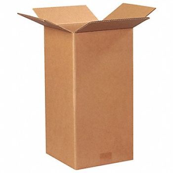 GRAINGER APPROVED Shipping Box 9x9x18 in, 11R308