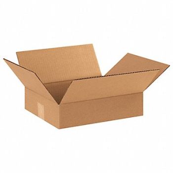GRAINGER APPROVED Shipping Box 12x10x3 in, 11R322