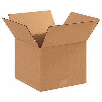 GRAINGER APPROVED Shipping Box 12x12x9 in, 11R335