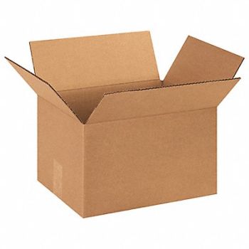 GRAINGER APPROVED Shipping Box 13x10x8 in, 11R343