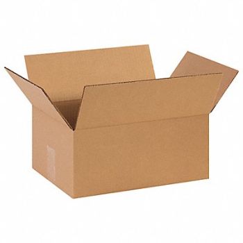 GRAINGER APPROVED Shipping Box 14x9x6 in, 22XK35