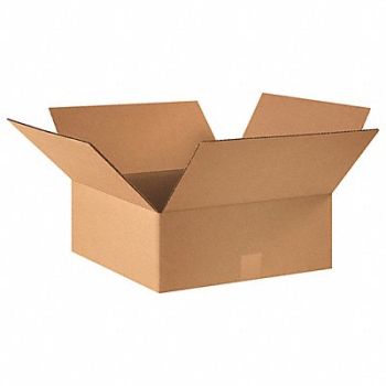GRAINGER APPROVED Shipping Box 16x16x6 in, 11R395