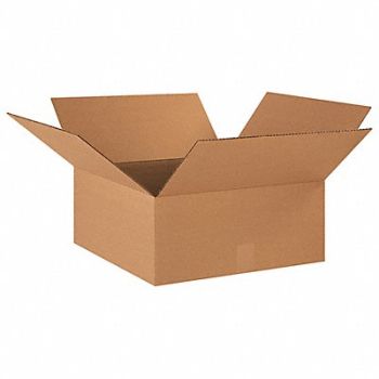 GRAINGER APPROVED Shipping Box 18x18x8 in, 11R422