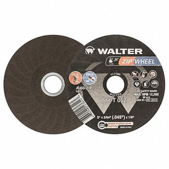 WALTER SURFACE TECHNOLOGIES Cut-Off Wheel T1 5x3/64x7/8, 32WL14