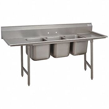 ADVANCE TABCO Regaline Sink Square 24 x24 x12, 9CEV1