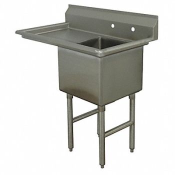 ADVANCE TABCO Scullery Sink Square 18inx18inx14in, 11U360