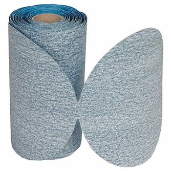 NORTON H5933 PSA Sanding Disc Roll 5 in Dia P220 G, 11V267