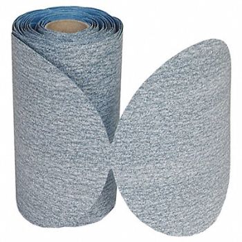 NORTON H5938 PSA Sanding Disc Roll 6 in Dia P220 G, 11V271