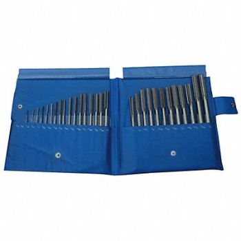 GRAINGER APPROVED Chucking Reamer Sets 1/16In- 1/2In 15pc, 11V297