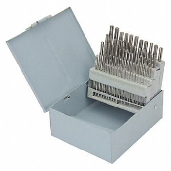 GRAINGER APPROVED Chucking Reamer Sets Wire Size 1-60 60pc, 11V304