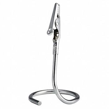 TABLECRAFT PRODUCTS COMPANY Clip Holder Circle SS 3-1/2 In PK12, 11W179