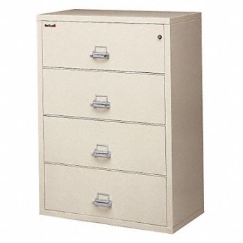 FIREKING Lateral File 4 Drawer 37-1/2 in W, 11X401