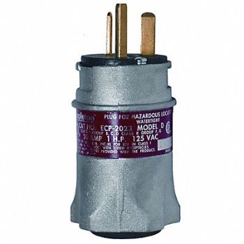 APPLETON ELECTRIC Plug 20A 3P 2W 250VAC NEMA 3 3R 7BCD 9FG, 11Y364
