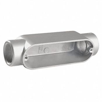 GRAINGER APPROVED Conduit Outlet Body Aluminum C, 11Y565