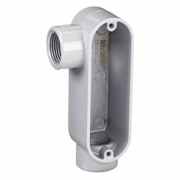 GRAINGER APPROVED Conduit Outlet Body Aluminum LR, 11Y584