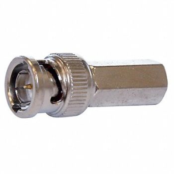 DOLPHIN COMPONENTS CORP Cable Coupler BNC/Male RG6 Coax PK10, 11Y864