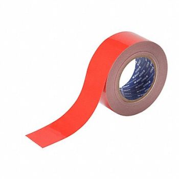 BRADY K3879 Floor Tape Red 2 inx100 ft Roll, 11Z093