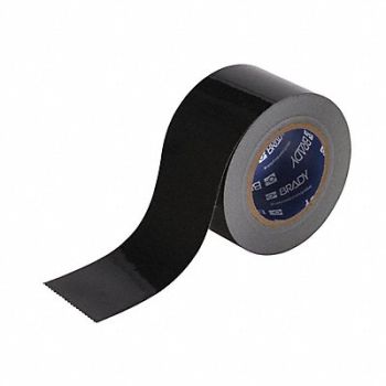 BRADY K3878 Floor Tape Black 3 inx100 ft Roll, 11Z098
