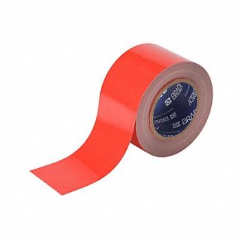 BRADY K3878 Floor Tape Red 3 inx100 ft Roll, 11Z104