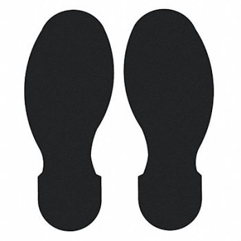 BRADY G5695 Floor Tape Black 3.5 inx10 in Foot PK10, 11Z151