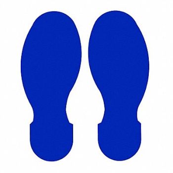 BRADY G5695 Floor Tape Blue 3 1/2 inx10 in Foot PK10, 11Z152