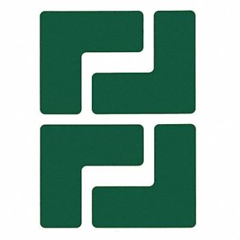 BRADY G5696 Floor Tape Green 2 inx5 in L PK20, 11Z159
