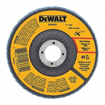 DEWALT Zirconia Flap Disc T29 60Grit 4.5 x7/8, 120W38