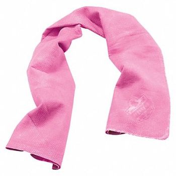 CHILL-ITS BY ERGODYNE Evaporative Cooling Towel Pink, 35YY82