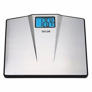 TAYLOR Personal Bath Scale SS 550 lb Capacity, 126K55