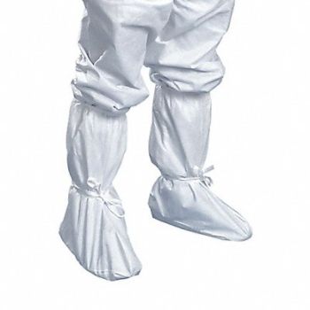 KIMTECH Cleanroom Boot Cover Nonstrl WH SM PK200, 803Z60