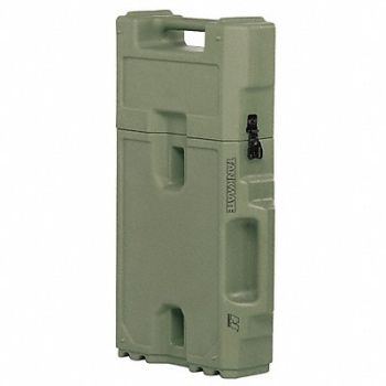 PELICAN Oxy Tank Case 26.1Lx14.9Wx5.4D OD Green, 12A011