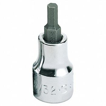 SK PROFESSIONAL TOOLS Socket Steel Chrome 5/32 in, 12A253