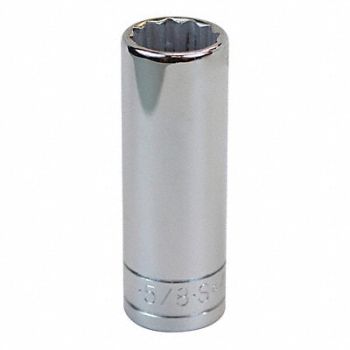 SK PROFESSIONAL TOOLS Socket Steel Chrome 5/8 in, 12A330