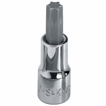 SK PROFESSIONAL TOOLS Socket Bit Steel 1/4 in TpSz T30, 12A350