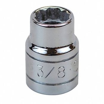 SK PROFESSIONAL TOOLS Socket Steel Chrome 3/8 in, 12A431