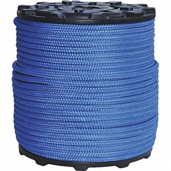 ALL GEAR BULL Rope PES/Nylon 1/2 in dia 600 ft L, 12A614