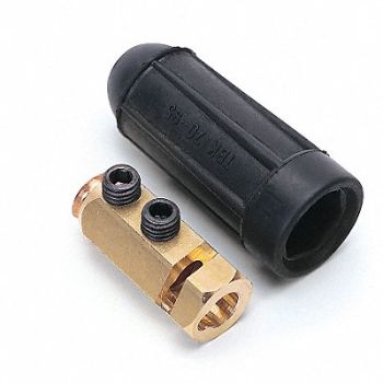 LINCOLN ELECTRIC Cable Receptacle Female 1/0 to 2/0 AWG, 12A987