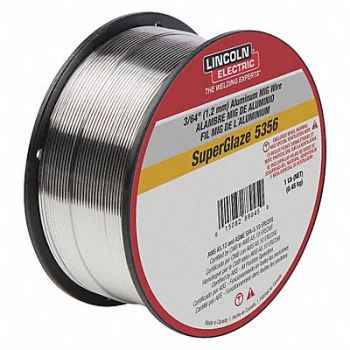 LINCOLN ELECTRIC K4270 MIG Welding Wire 5356 .045 Spool, 12C090