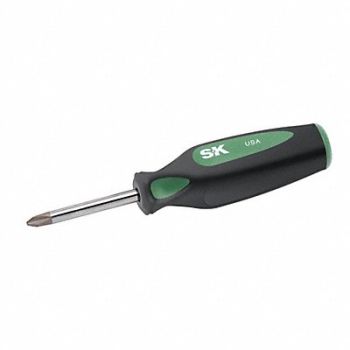 SK PROFESSIONAL TOOLS Screwdriver Phillips #2x2-1/4 Round, 12C454