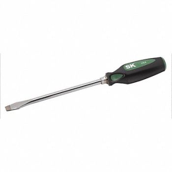 SK PROFESSIONAL TOOLS Screwdriver Slotted 5/16x8 Round w/Hex, 12C469