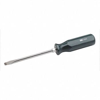 SK PROFESSIONAL TOOLS Screwdriver Slotted 5/16x6 Round, 12C479
