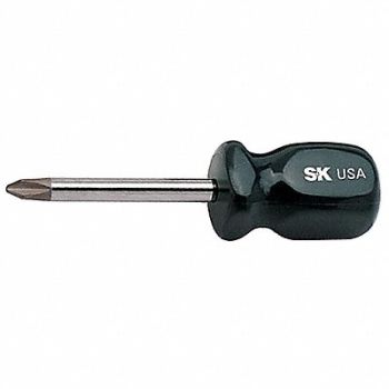 SK PROFESSIONAL TOOLS Screwdriver Phillips #2x2-1/4 Round, 12C484