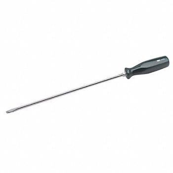 SK PROFESSIONAL TOOLS Screwdriver Slotted 1/4x12 Round w/Hex, 12C501